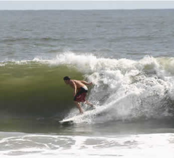 Abercrombie & Fitch Super model Albert Reed Surfing