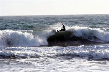 Abercrombie & Fitch Super model Albert Reed Surfing