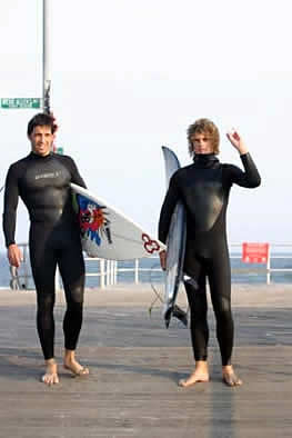 Abercrombie & Fitch Supermodel Albert Reed Surfing